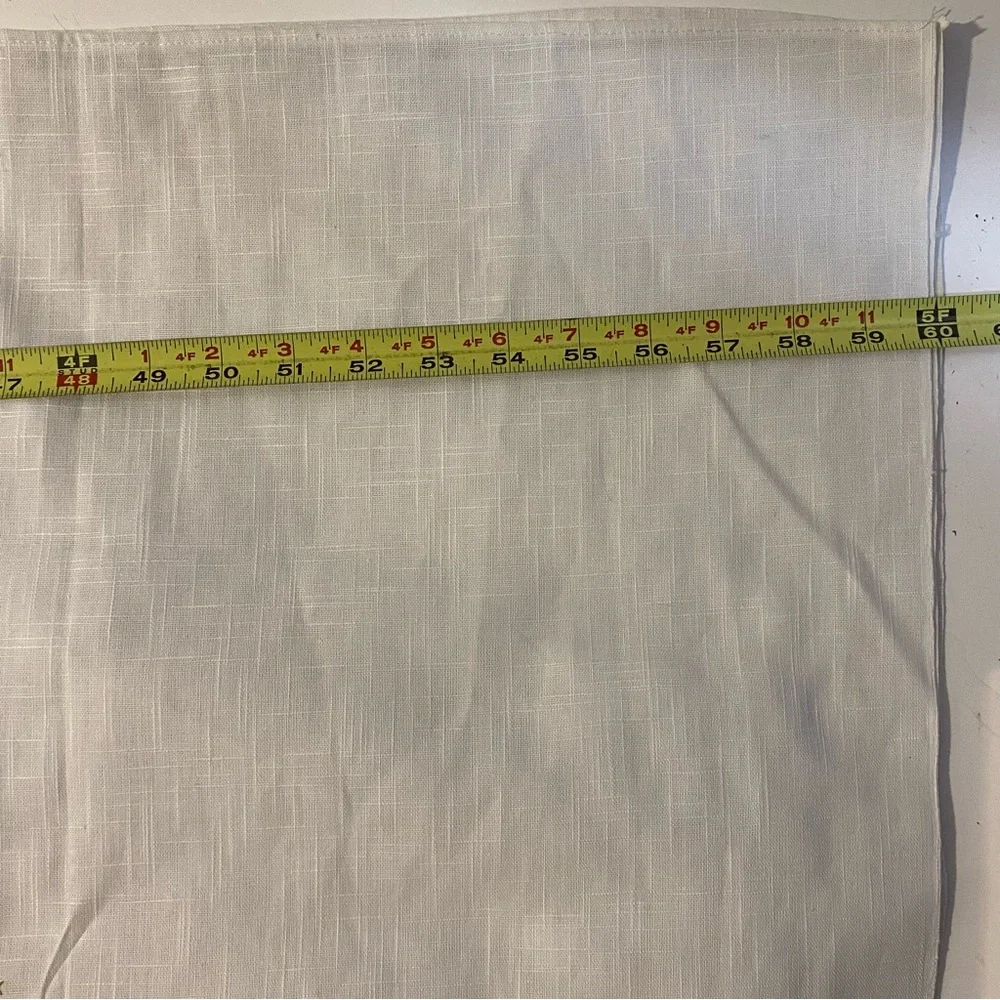 Vintage Embroidery Pre-Stamped Linen 60”x88” Tablecloth (Started)